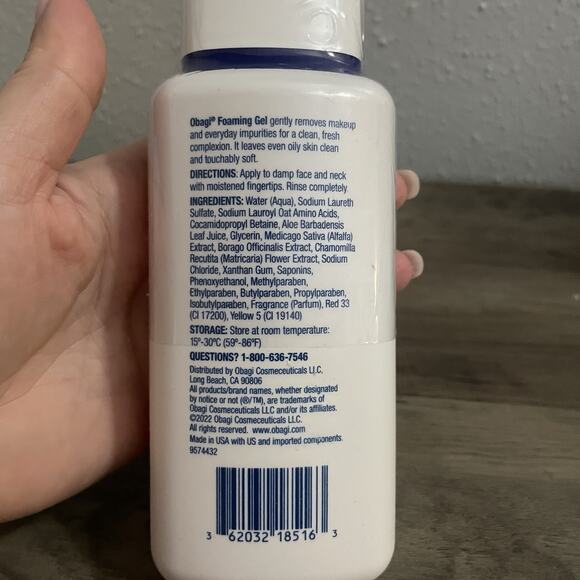 Obagi Nu Derm Foaming Gel Cleanser 6.7oz 198ml NEW SEALED $55 MSRP Brand Direct - Picture 3 of 4